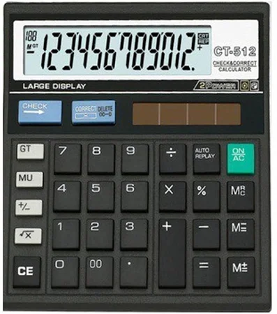CT-512 Black Basic Calculator  (12 Digit)